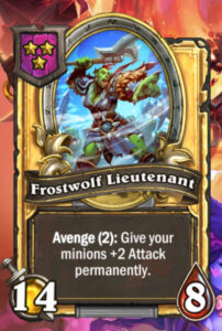Golden Frostwolf Lieutenant