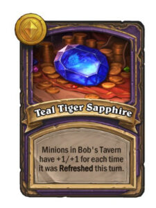 Teal Tiger Sapphire