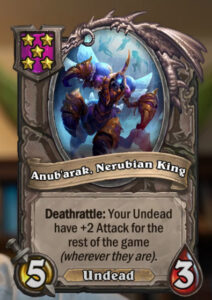 Anub'arak, Nerubian King