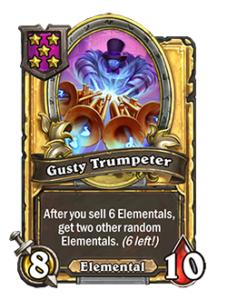 Gusty Trumpeter Golden