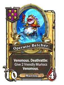 Operatic Belcher Golden
