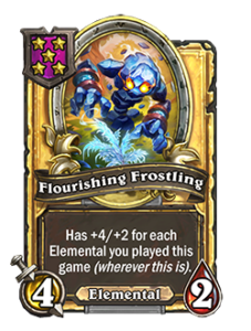 ゴールデン 成長する氷霜 | Flourishing frostling