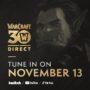 11月14日：Warcraftユニバース30周年記念配信