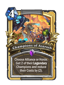 ゴールデン アゼロスの英雄たち Champions of Azeroth