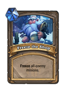 Freeze the Shop