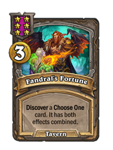 ファンドラルの果報 Fandral’s Fortune