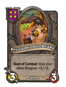 競売竜ハンマードレイク Prized Promo-Drake