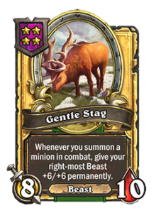 温厚な牡鹿 Gentle Stag