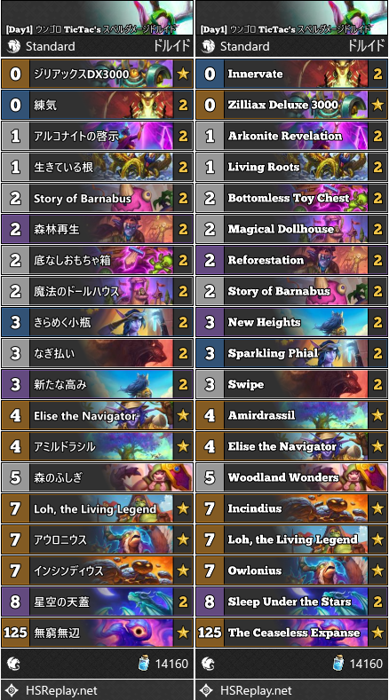 [Day1] ウンゴロ TicTac's スペルダメージドルイド