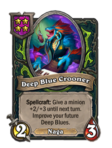 Deep Blue Crooner