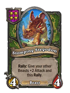 Stomping Stegodon