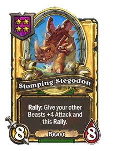 Stomping Stegodon