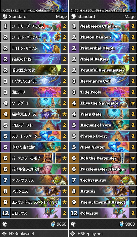 ウンゴロ 33.4.2 レジェンド92位 Onkrad's プロトスメイジ