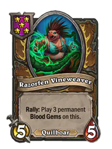 レイザーフェンの樹術師 Razorfen Vinewever