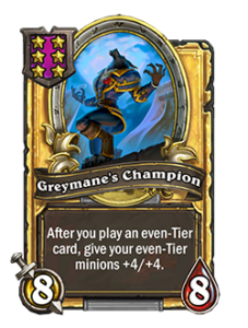 グレイメインの勇者 Greymane's Champion