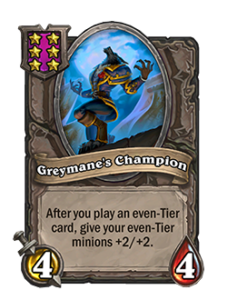 グレイメインの勇者 Greymane's Champion