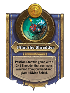 スニード Pilot the Shredder