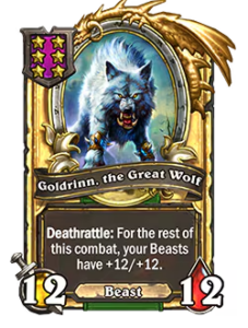 巨狼ゴルドリン Goldrinn, the Graet Wolf