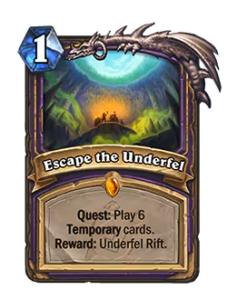 アンダーフェルからの脱出 Escape the Underfel