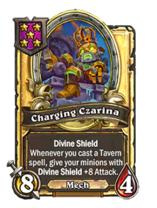 充電中のツァリナ