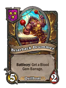 ブライアーバックのドラマー