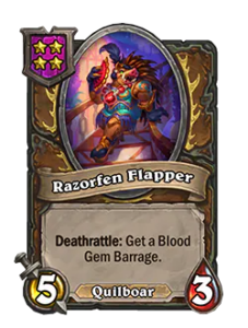 レイザーフェンの奔放娘