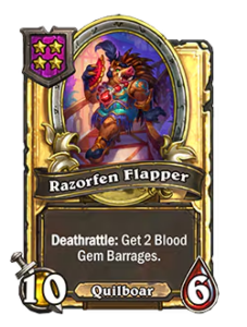 レイザーフェンの奔放娘