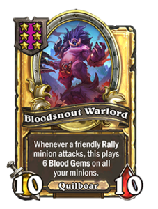 ブラッドスナウトの将軍 Bloodsnout Warlord