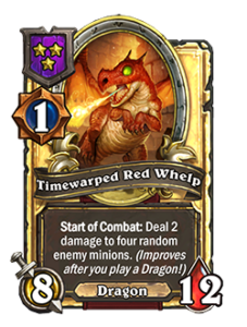 時渡のチビレッドドラゴン Timewarped Red Whelp