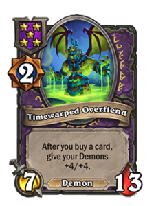 時渡のオーバーフィーンド Timewarped Overfiend