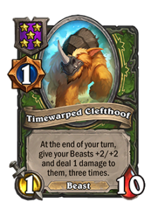 時渡のクレフトフーフ Timewarped Clefthoof