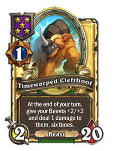 時渡のクレフトフーフ Timewarped Clefthoof