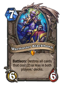 戦将ブラックホーン Warmaster Blackhorn