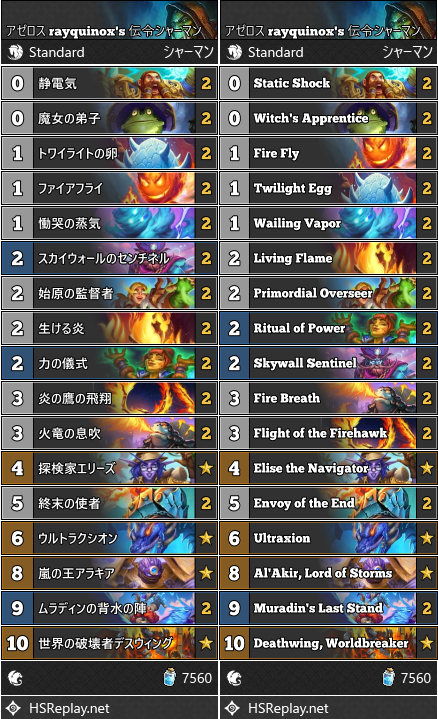 アゼロス rayquinox's 伝令シャーマン