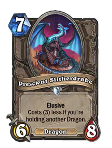 予知するスリザードレイク Prescinent Slitherdrake