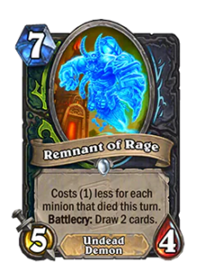 憤怒の余剰体 Remnant of Rage