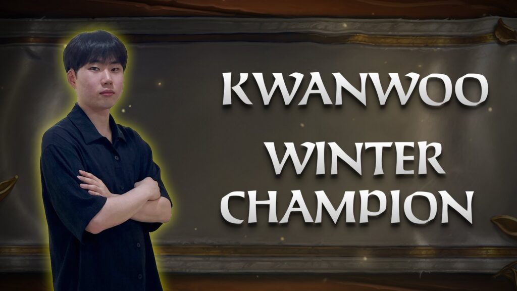 2026 冬季選手権:優勝はKwanwoo選手!