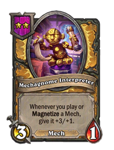 メカノームの解読者 Mechgnome Interpreter