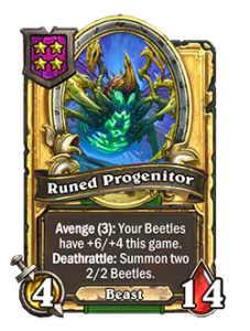 ルーン刻みの始祖虫 Runed Progenitor