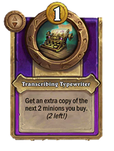 Transcribing Typewriter