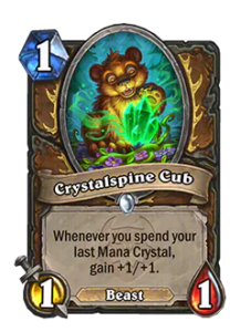 クリスタルスパインの仔熊 Crystalspine Cub