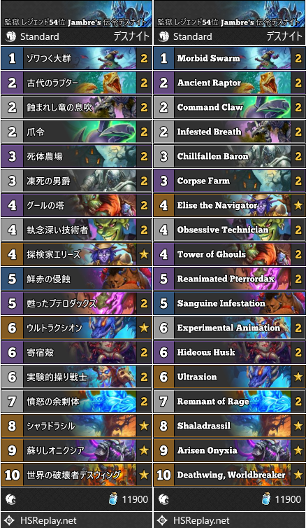 監獄 レジェンド54位 Jambre's 伝令デスナイト